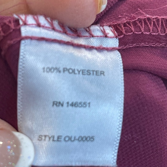 Octavia sleeveless embroidered tunic top. Fully lined. In new like condition.LG - Picture 10 of 10